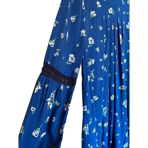 Matilda Jane Dress Day Tripping Womens Size Small Blue White Boho Floral - Picture 4 of 9